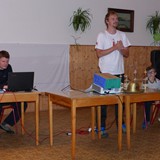 Závěrečná diskotéka spojená s vyhlášením Zlatého Rudly a Síně slávy znamená poslední táborový večer.
