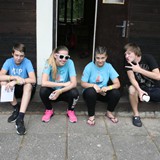 V táboře panuje pohoda a dobrá nálada...